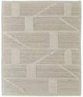 Feizy Ashby Farmhouse Geometric, Tan/Ivory, 2'-6" x 8' Runner