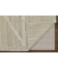 Feizy Ashby Farmhouse Geometric, Tan/Ivory, 2'-6" x 8' Runner