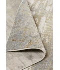 Feizy AURA 3567F IN BEIGE/GOLD 1' 8" X 2' 10" Sample Area Rug