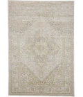 Feizy AURA 3734F IN BROWN/GOLD 1' 8" X 2' 10" Sample Area Rug