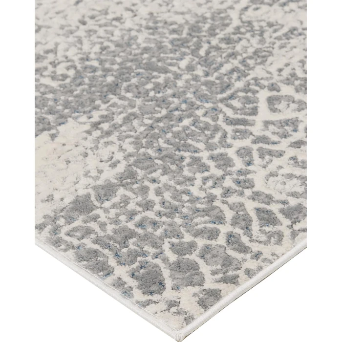 Feizy AZURE 3401F IN GRAY/BLUE 1' 8" X 2' 10" Sample Area Rug