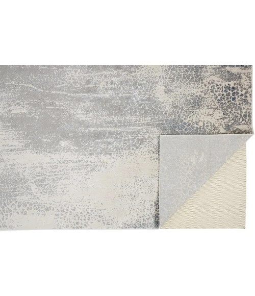 Feizy AZURE 3401F IN GRAY/BLUE 1' 8" X 2' 10" Sample Area Rug