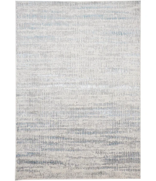 Feizy AZURE 3402F IN BLUE/GRAY 1' 8" X 2' 10" Sample Area Rug