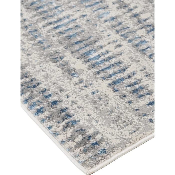 Feizy AZURE 3402F IN BLUE/GRAY 1' 8" X 2' 10" Sample Area Rug