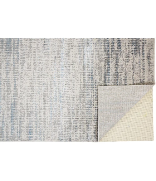 Feizy AZURE 3402F IN BLUE/GRAY 1' 8" X 2' 10" Sample Area Rug
