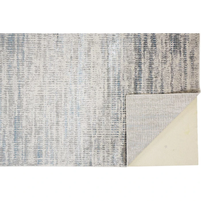Feizy AZURE 3402F IN BLUE/GRAY 1' 8" X 2' 10" Sample Area Rug