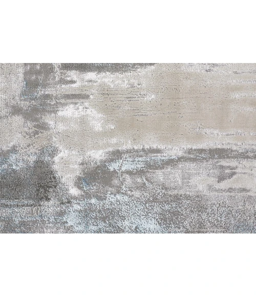 Feizy AZURE 3406F IN BEIGE/BLUE 2' 10" X 7' 10" Runner Area Rug