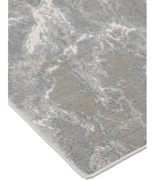 Feizy AZURE 3539F IN GRAY/BLUE 1' 8" X 2' 10" Sample Area Rug