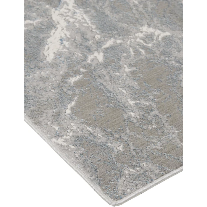 Feizy AZURE 3539F IN GRAY/BLUE 1' 8" X 2' 10" Sample Area Rug