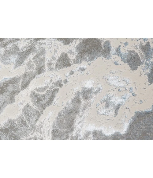 Feizy AZURE 3539F IN GRAY/BLUE 1' 8" X 2' 10" Sample Area Rug