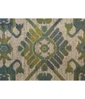 Feizy FOSTER 3758F IN GREEN/BEIGE 10' X 13' 2" Area Rug
