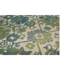 Feizy FOSTER 3758F IN GREEN/BEIGE 10' X 13' 2" Area Rug