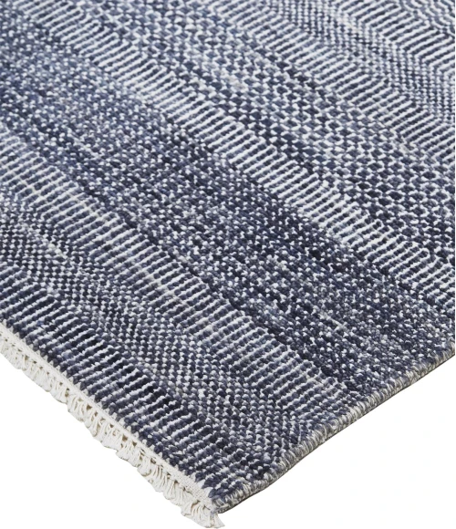 Feizy JANSON I6062 IN NAVY/SILVER 7' 9" x 9' 9" Area Rug