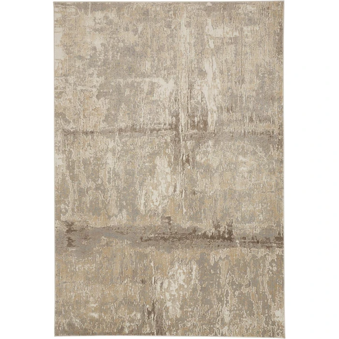 Feizy PARKER 3701F IN IVORY/GRAY 2' 1" X 3' Sample Area Rug