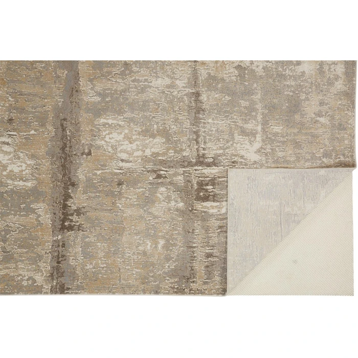 Feizy PARKER 3701F IN IVORY/GRAY 2' 1" X 3' Sample Area Rug