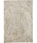 Feizy PARKER 3702F IN SILVER / IVORY 5' X 7' 6" Area Rug