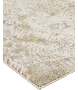 Feizy Parker 3702F SILVER/IVORY Area Rug 5 ft. X 7 ft. 6 Rectangle