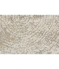 Feizy PARKER 3702F IN SILVER / IVORY 5' X 7' 6" Area Rug