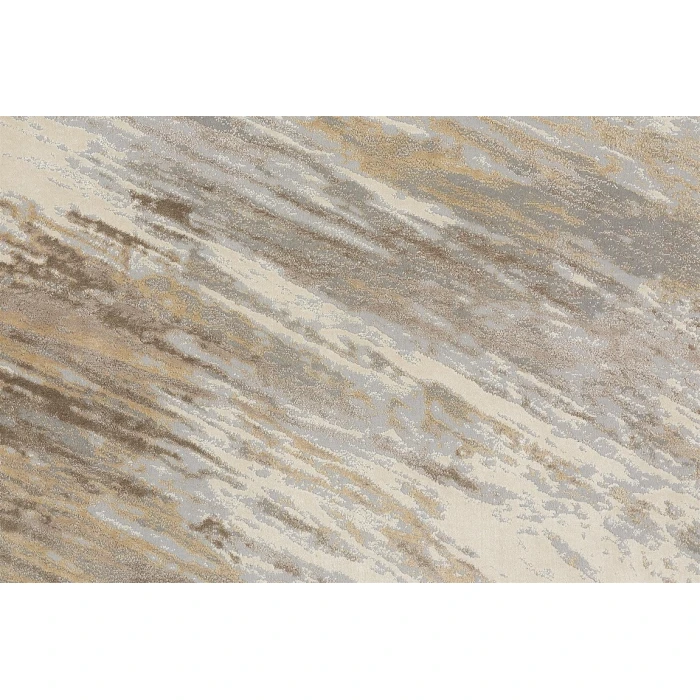 Feizy PARKER 3704F IN BEIGE/BLUE 5' X 7' 6" Area Rug