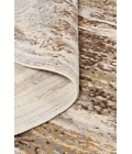 Feizy PARKER 3705F IN IVORY/GRAY 3' 9" X 5' 7" Area Rug