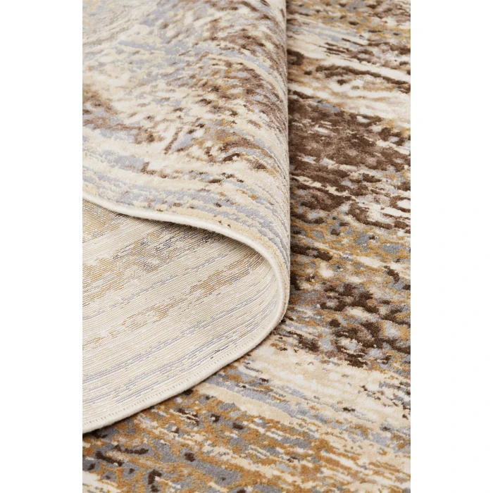 Feizy PARKER 3705F IN IVORY/GRAY 5' X 7' 6" Area Rug
