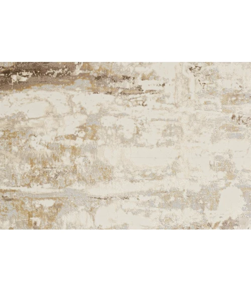 Feizy PARKER 3709F IN GRAY/BEIGE 5' X 7' 6" Area Rug