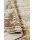 Feizy PARKER 3709F IN GRAY/BEIGE 5' X 7' 6" Area Rug
