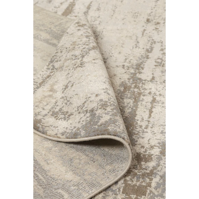 Feizy PARKER 3719F IN SILVER/BEIGE 2' 1" X 3' Sample Area Rug