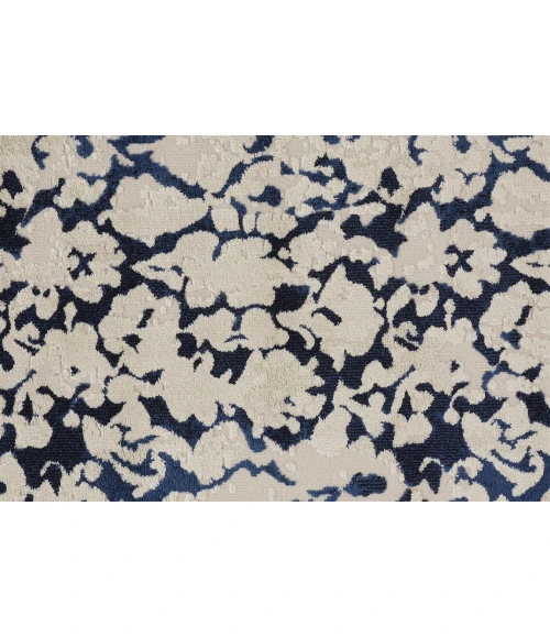 Feizy REMMY 3515F IN IVORY/BLUE 10' X 13' 2" Area Rug