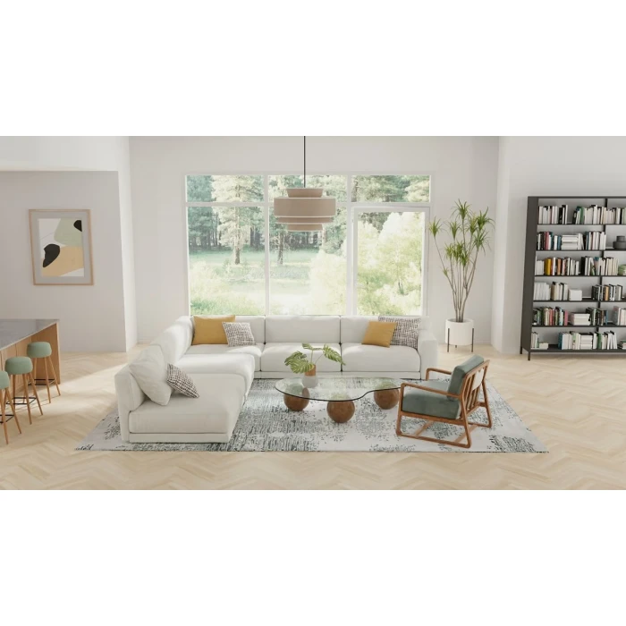 Feizy Zarah GREEN ZRH8917F 8 ft. X 10 ft. Rectangle Rug