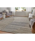 Feizy Elias GRAY/IVORY ELS69FXF 5 ft. X 8 ft. Rectangle Rug