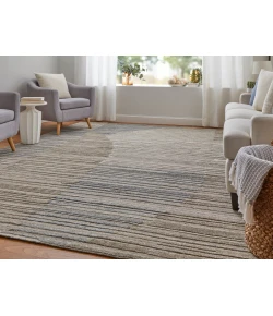 Feizy Elias GRAY/IVORY ELS69FXF 5 ft. X 8 ft. Rectangle Rug