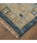 Feizy Fillmore Classic Diamond, Blue/Ivory, 2' x 3' Accent Rug