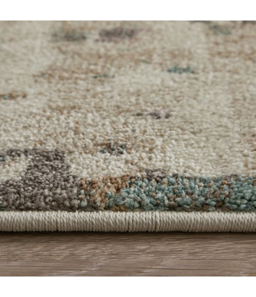 Feizy Eden Ivory/Blue/Purple EDN39QRF 6ft.4in. x 9ft.2in. Rect. Rug