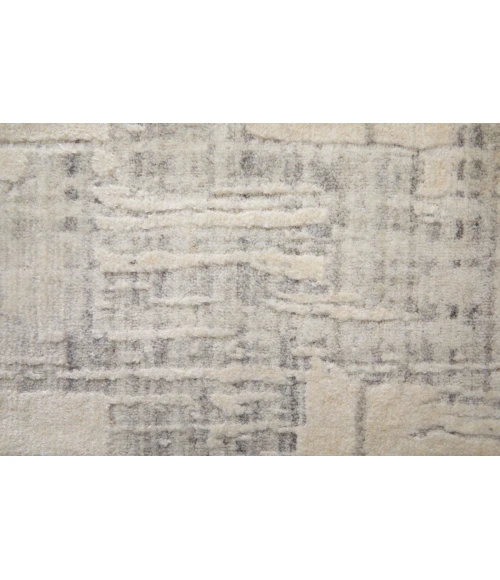 Feizy Eastfield Casual Abstract, Ivory, 2'-6" x 8' Runner