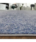 Feizy Astra Industrial Abstract, Ivory/Blue, 12' x 15' Area Rug