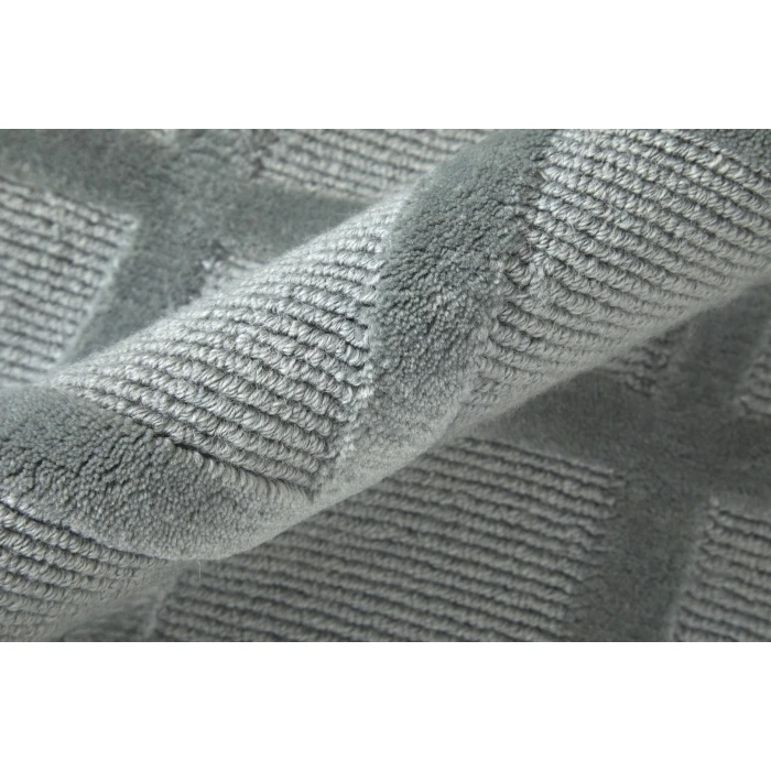 Feizy Channels AQUA 2877278F 7 ft. 9 in. X 9 ft. 9 in. Rectangle Rug