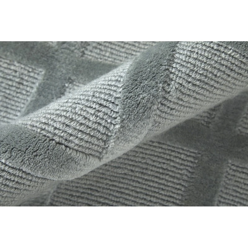 Feizy Channels AQUA 2877278F 5 ft. 6 in. X 8 ft. 6 in. Rectangle Rug