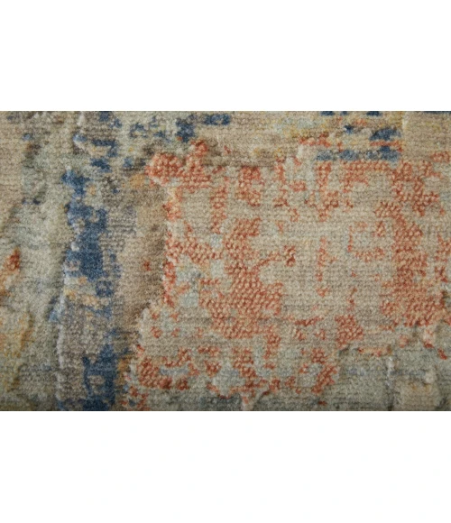 Feizy Jaxson Gray/Orange/Ivory JXN39PWF 9ft. x 12ft. Rect. Rug