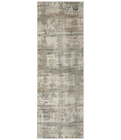 Feizy Eden Ivory/Gray/Green EDN39QWF 2 ft. 6 in. X 7 ft. 3 in. Rect. Rug