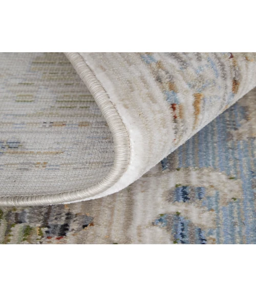 Feizy Melrose BEIGE/MULTI MEL39P5F 6 ft. 7 in. X 9 ft. 6 in. Rectangle Rug