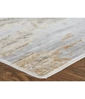 Feizy Laina Industrial Abstract, Tan/Ivory, 2' x 3' Accent Rug