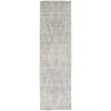Feizy Elias 6589F SILVER Area Rug 2 ft. 9 in. X 10 ft. Runner