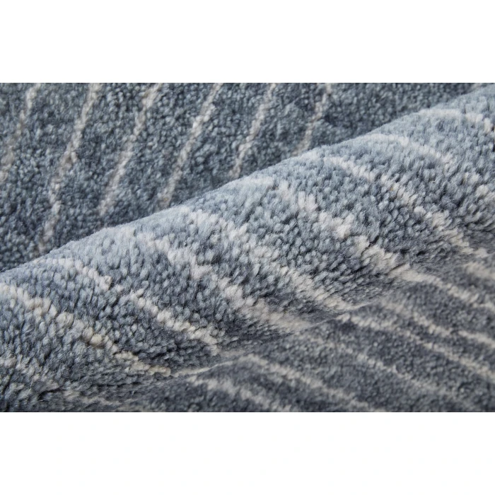 Feizy Agape Gray/Ivory AGP69H9F 7 ft. 9 in. X 9 ft. 9 in. Rect. Rug