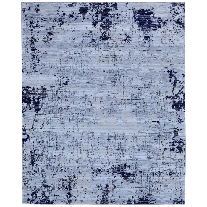 Feizy Sonora Blue/Black SNR39PLF 2 ft. X 3 ft. Rect. Rug