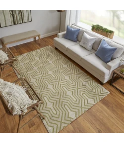 Feizy Bermuda II Green/Ivory 7520782F 9ft. x 12ft. Rect. Rug