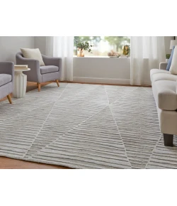 Feizy Elias IVORY/GRAY ELS69FVF 9 ft. X 12 ft. Rectangle Rug