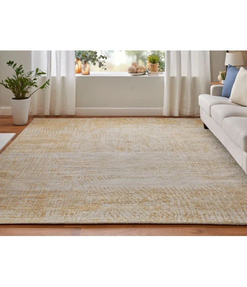 Feizy Eastfield GOLD/IVORY EAS69FRF 5 ft. X 8 ft. Rectangle Rug