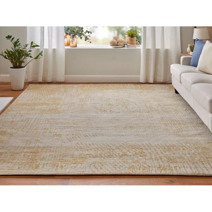Feizy Eastfield GOLD/IVORY EAS69FRF 8 ft. X 10 ft. Rectangle Rug