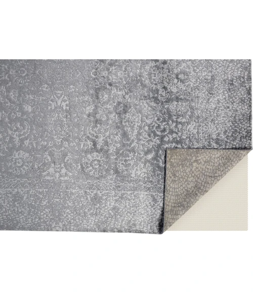 Feizy Mckinnon Gray/Silver 8816884F 7ft.9in. x 9ft.9in. Rect. Rug